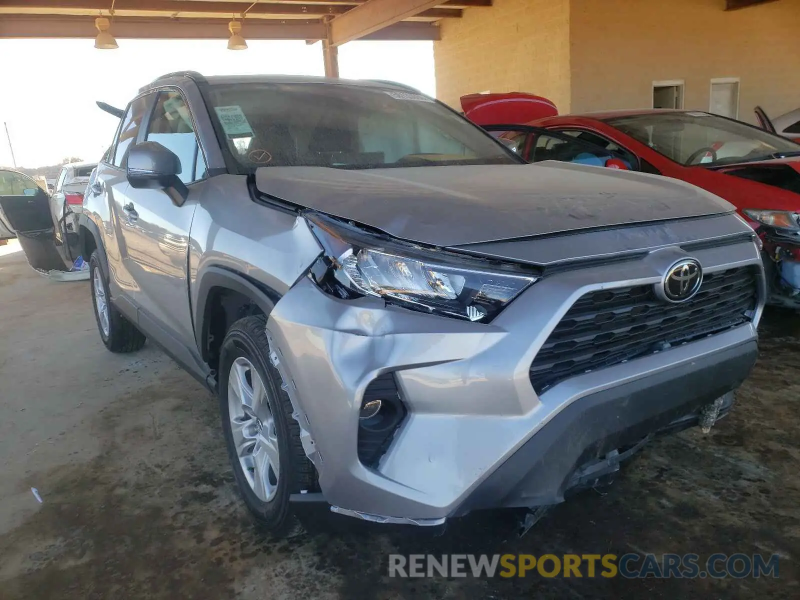 1 fotografías del automóvil dañado 2T3W1RFV9MC087429 TOYOTA RAV4 2021