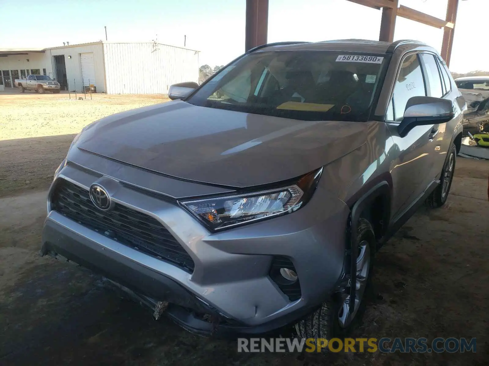 2 fotografías del automóvil dañado 2T3W1RFV9MC087429 TOYOTA RAV4 2021
