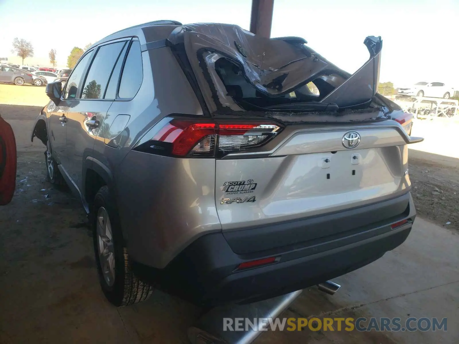 3 fotografías del automóvil dañado 2T3W1RFV9MC087429 TOYOTA RAV4 2021