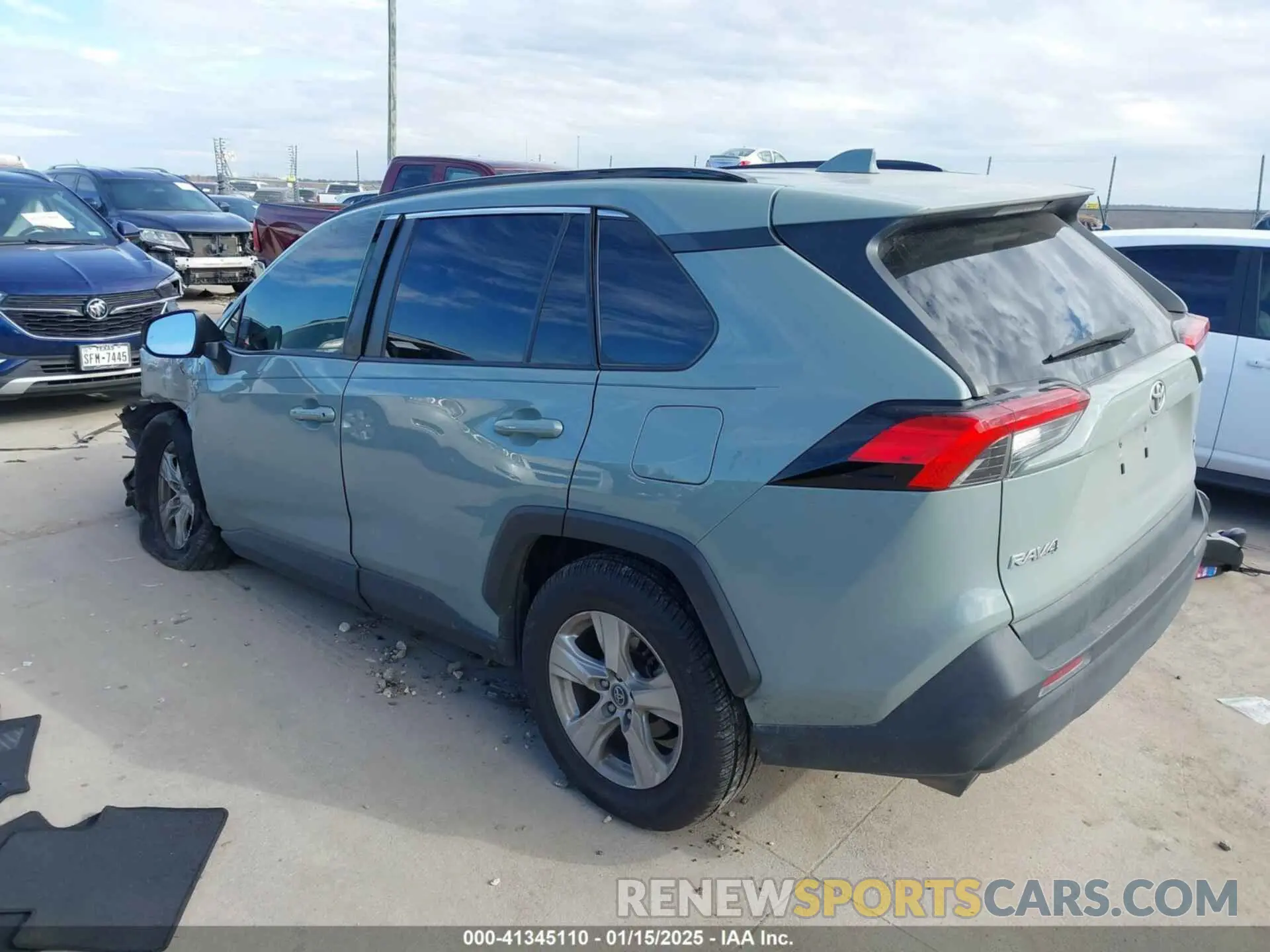 3 fotografías del automóvil dañado 2T3W1RFV9MC091948 TOYOTA RAV4 2021