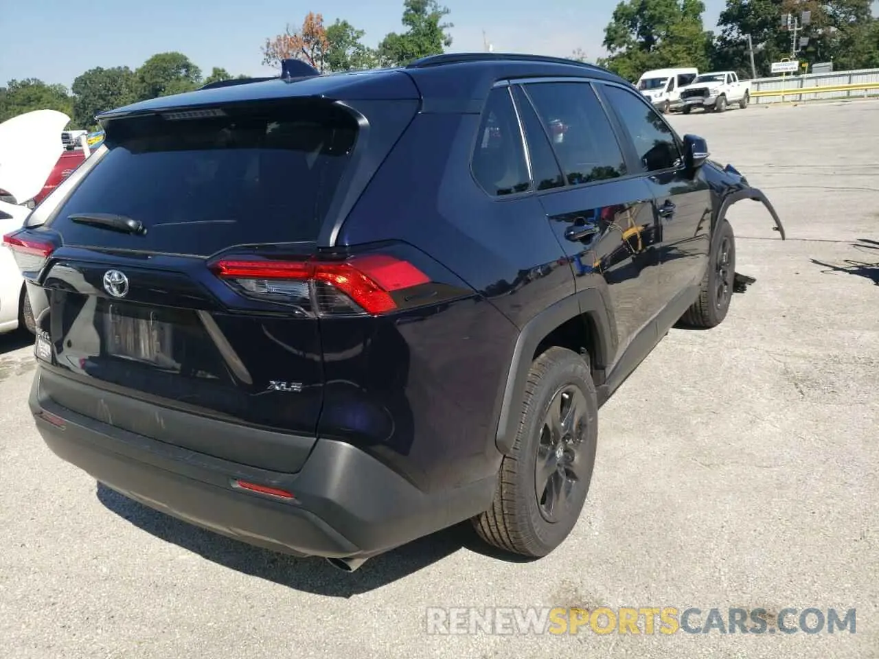 4 fotografías del automóvil dañado 2T3W1RFV9MW110142 TOYOTA RAV4 2021