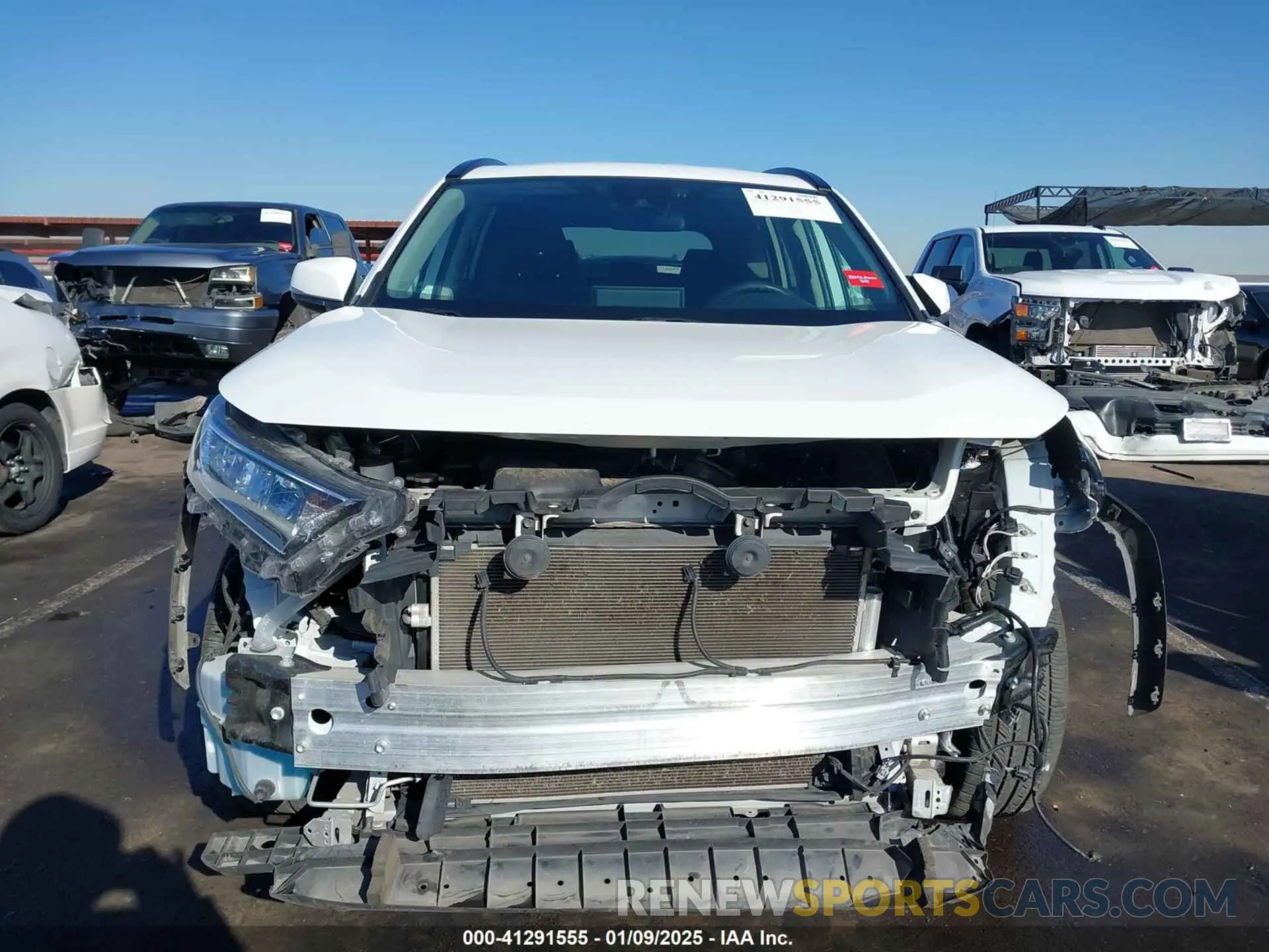 12 fotografías del automóvil dañado 2T3W1RFV9MW116152 TOYOTA RAV4 2021