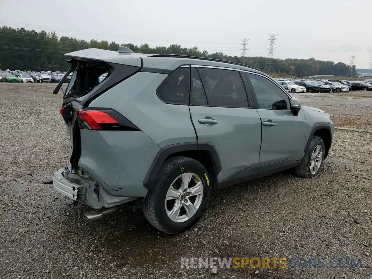 3 fotografías del automóvil dañado 2T3W1RFV9MW171426 TOYOTA RAV4 2021