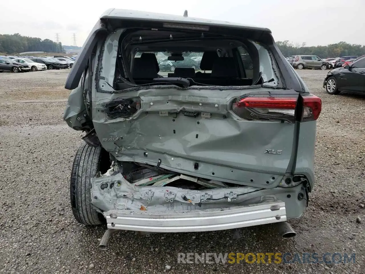 6 fotografías del automóvil dañado 2T3W1RFV9MW171426 TOYOTA RAV4 2021