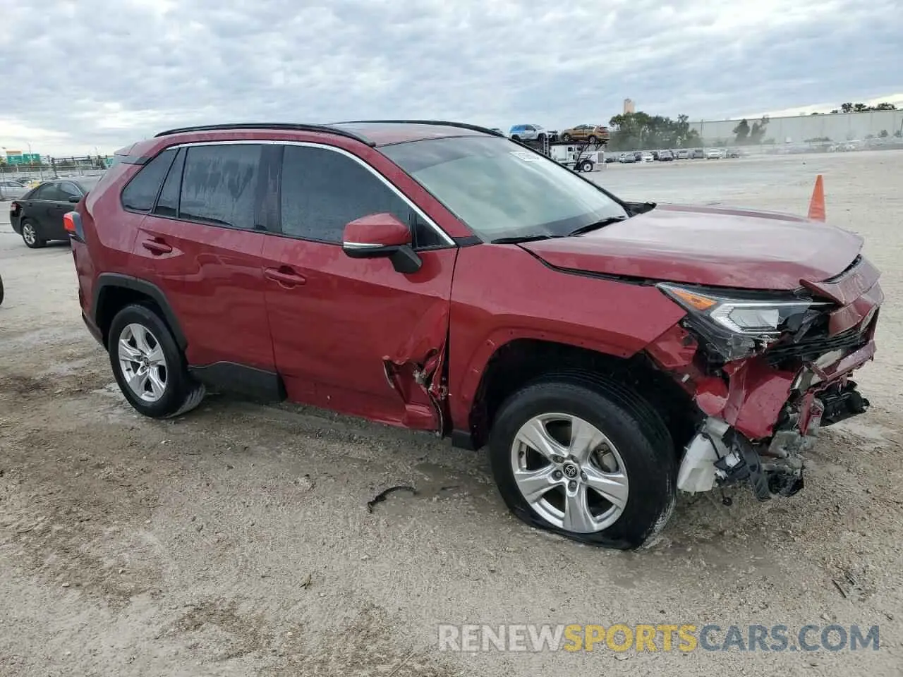 4 fotografías del automóvil dañado 2T3W1RFV9MW174052 TOYOTA RAV4 2021