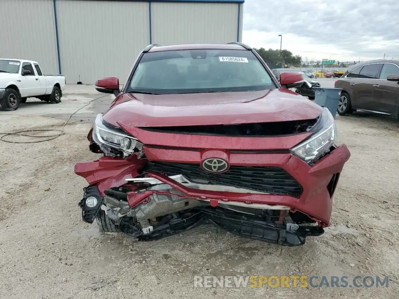 5 fotografías del automóvil dañado 2T3W1RFV9MW174052 TOYOTA RAV4 2021