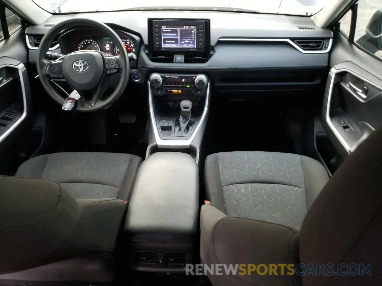 8 fotografías del automóvil dañado 2T3W1RFV9MW180921 TOYOTA RAV4 2021