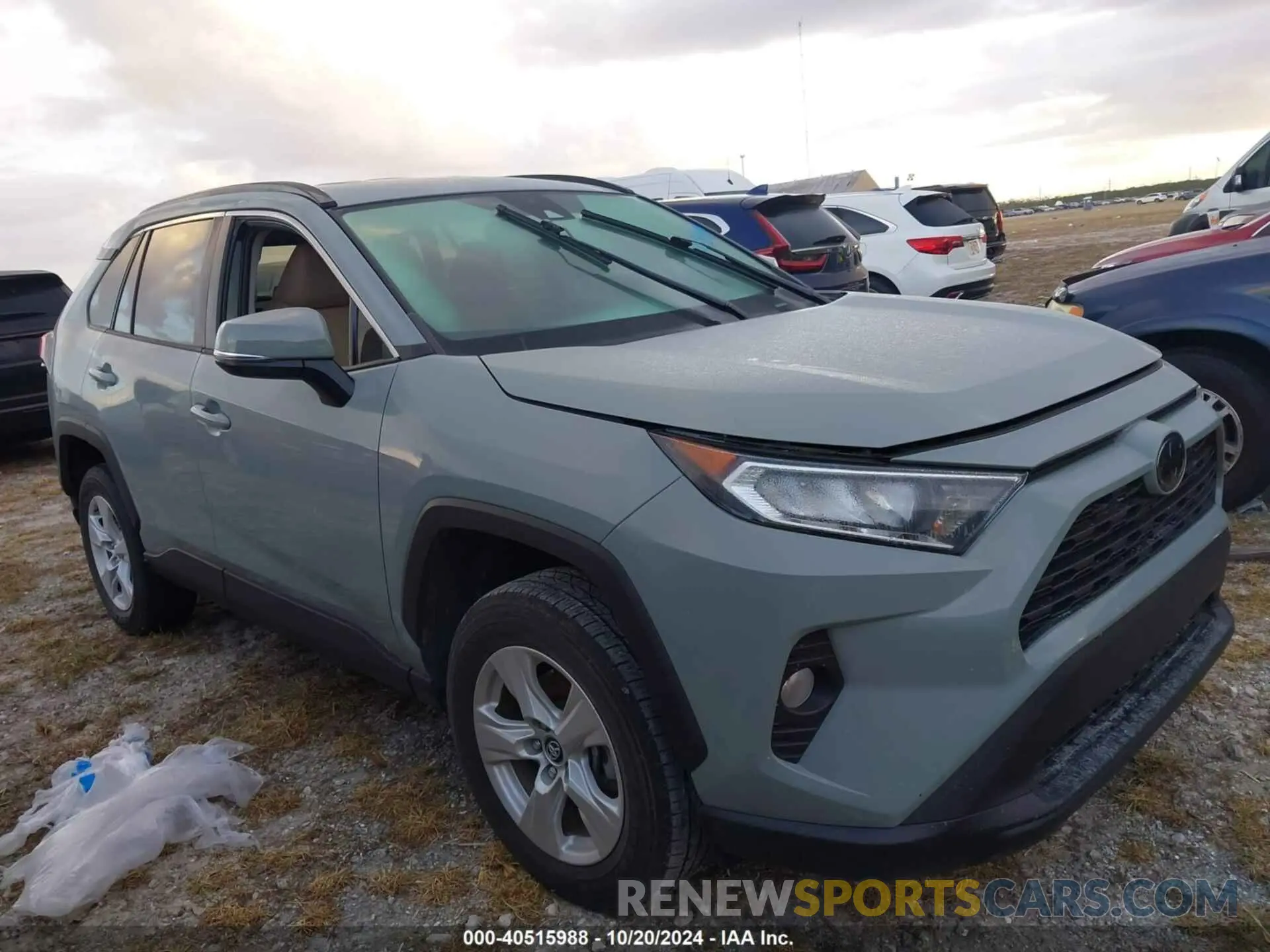 1 fotografías del automóvil dañado 2T3W1RFVXMC088329 TOYOTA RAV4 2021