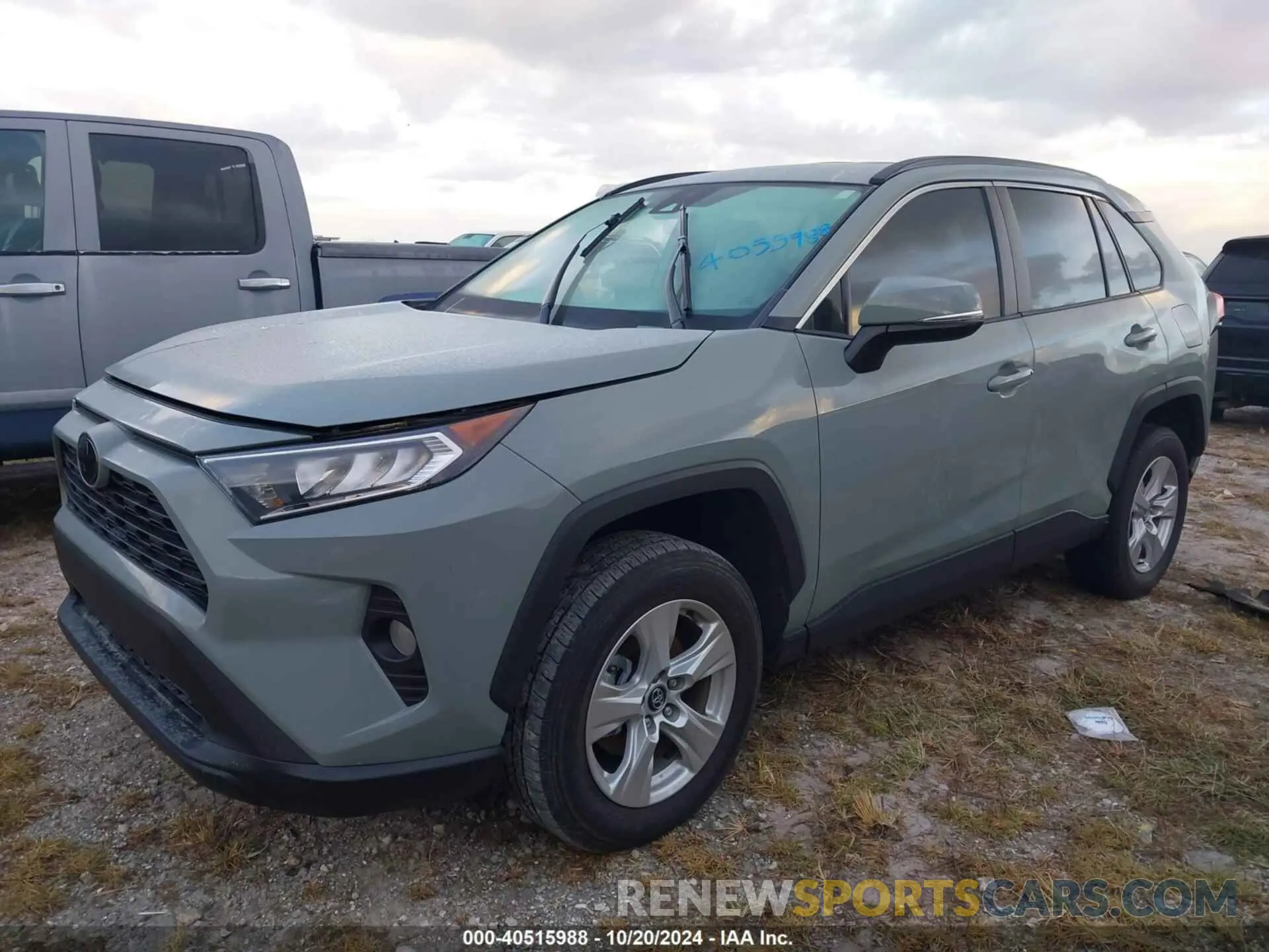 2 fotografías del automóvil dañado 2T3W1RFVXMC088329 TOYOTA RAV4 2021