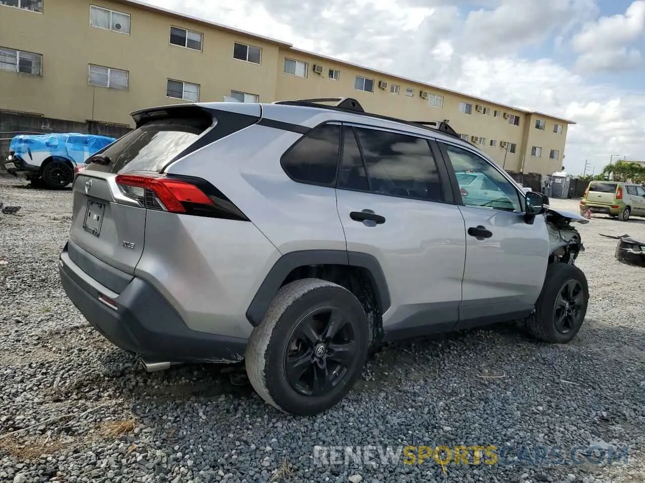 3 fotografías del automóvil dañado 2T3W1RFVXMC108949 TOYOTA RAV4 2021