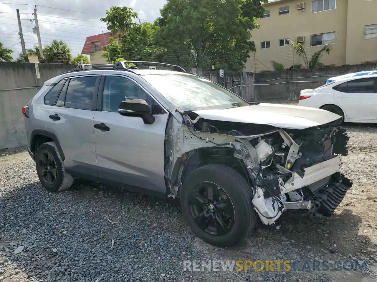 4 fotografías del automóvil dañado 2T3W1RFVXMC108949 TOYOTA RAV4 2021