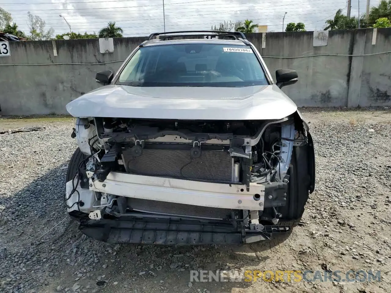 5 fotografías del automóvil dañado 2T3W1RFVXMC108949 TOYOTA RAV4 2021