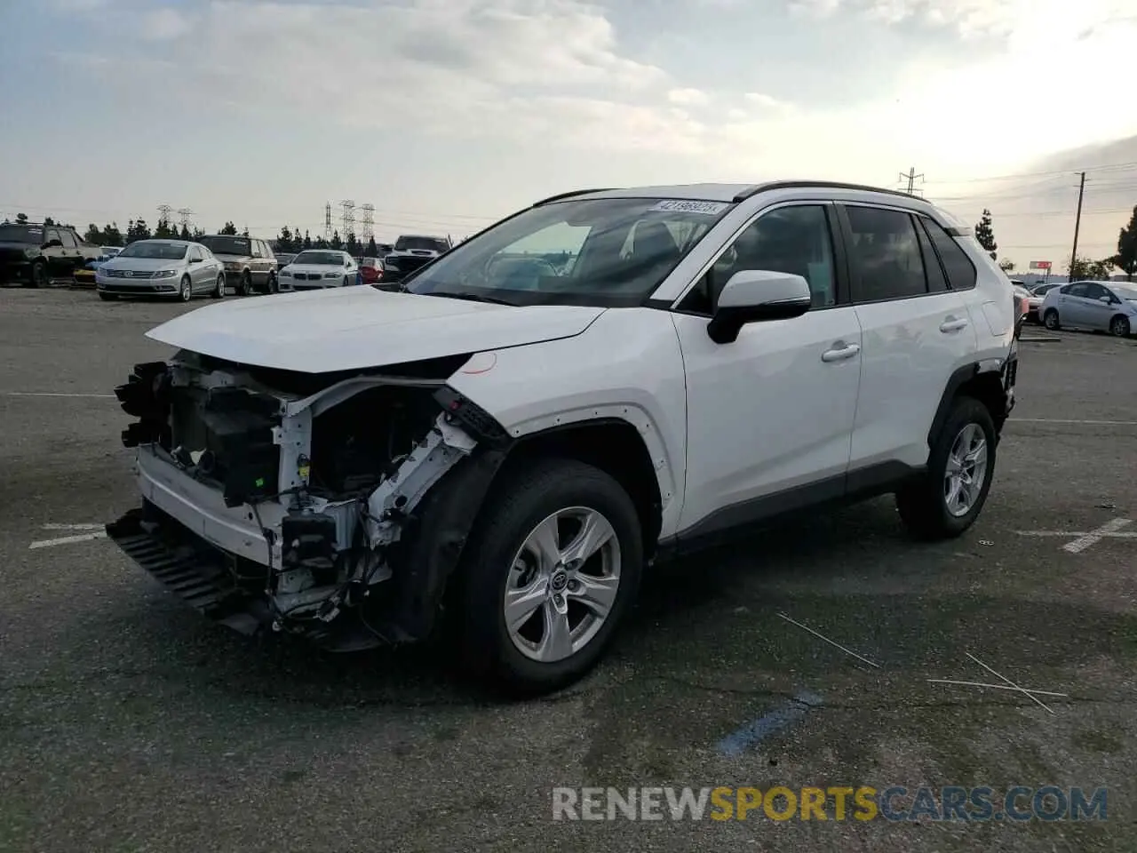 1 fotografías del automóvil dañado 2T3W1RFVXMC111348 TOYOTA RAV4 2021