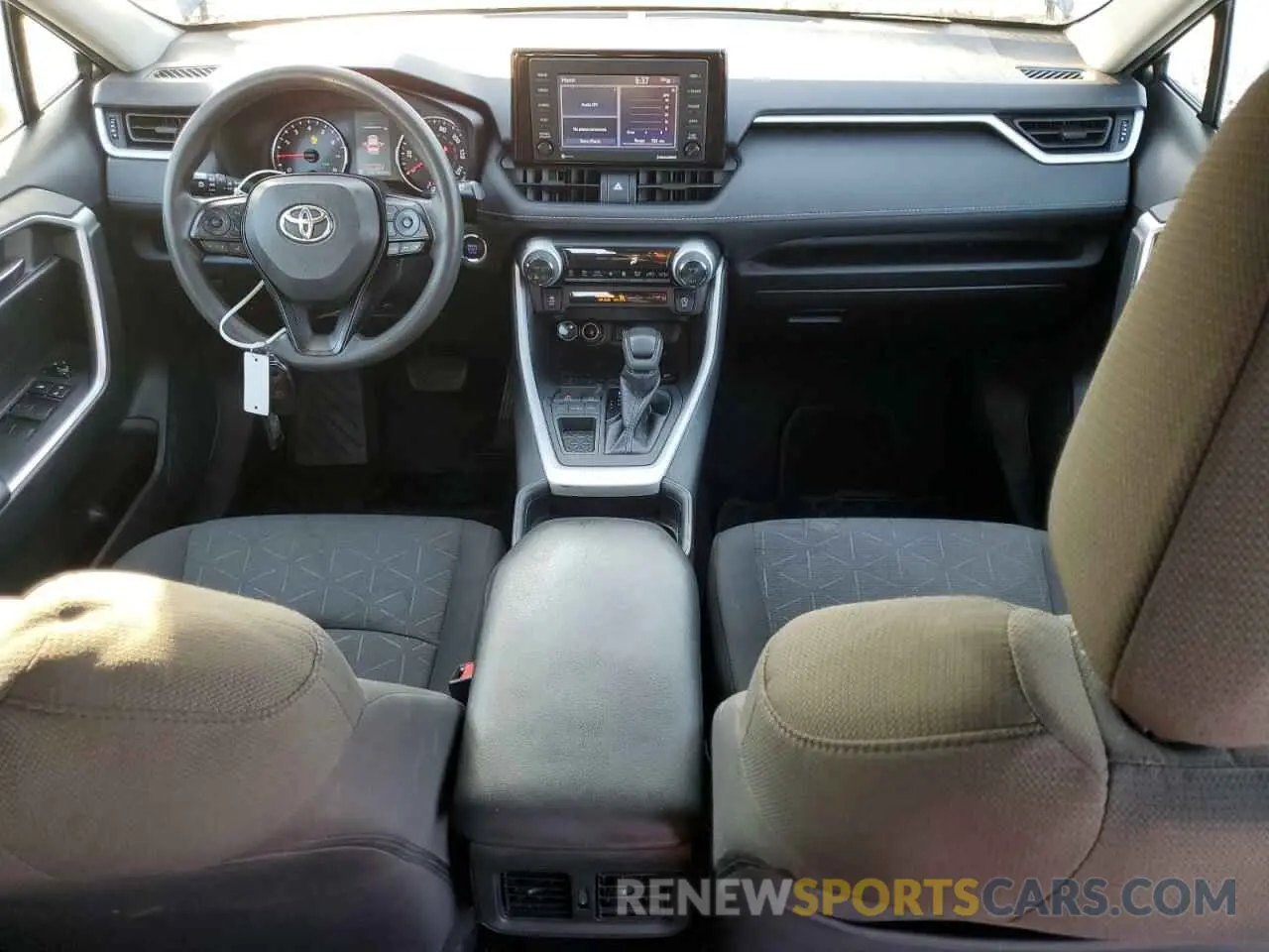 8 fotografías del automóvil dañado 2T3W1RFVXMC125685 TOYOTA RAV4 2021