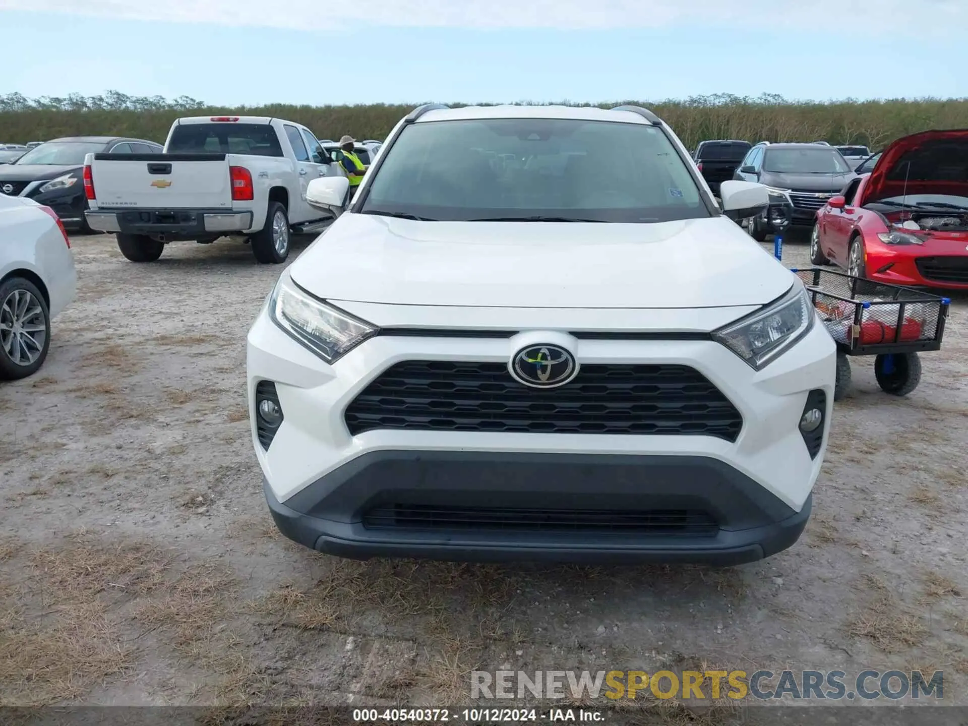 11 fotografías del automóvil dañado 2T3W1RFVXMC133737 TOYOTA RAV4 2021