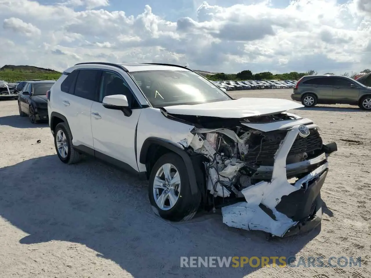 1 fotografías del automóvil dañado 2T3W1RFVXMC154135 TOYOTA RAV4 2021