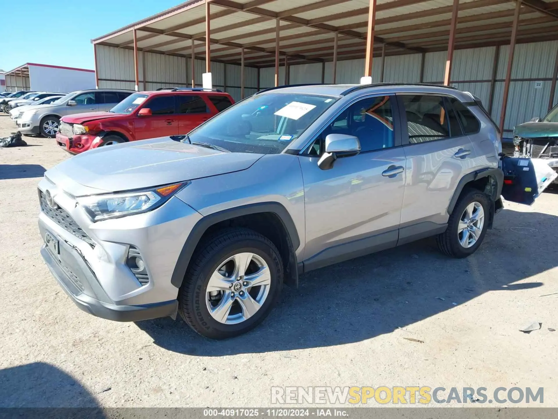 2 fotografías del automóvil dañado 2T3W1RFVXMC155947 TOYOTA RAV4 2021