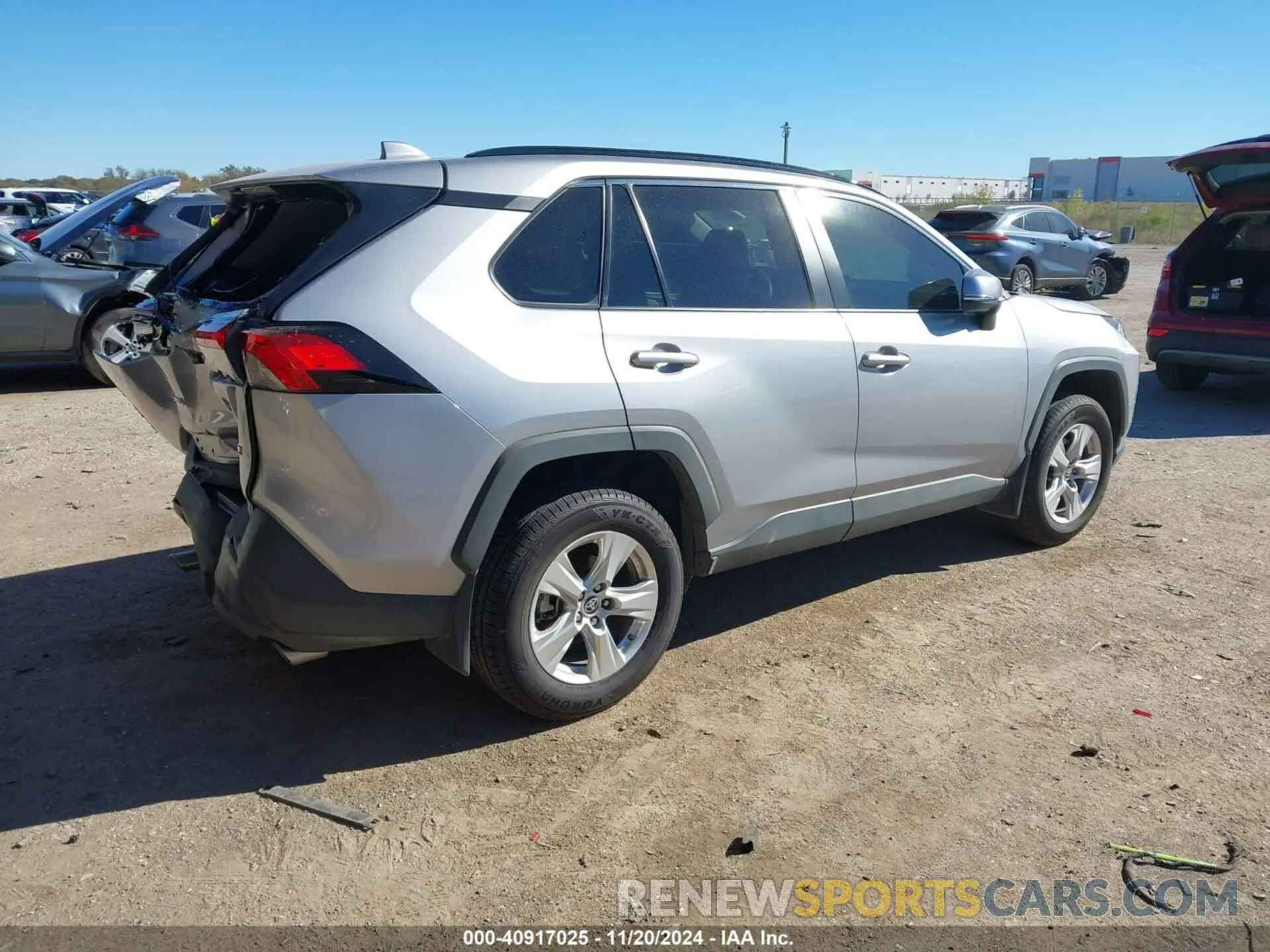 4 fotografías del automóvil dañado 2T3W1RFVXMC155947 TOYOTA RAV4 2021