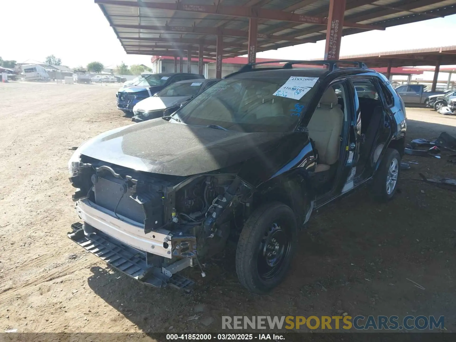 2 fotografías del automóvil dañado 2T3W1RFVXMC162249 TOYOTA RAV4 2021