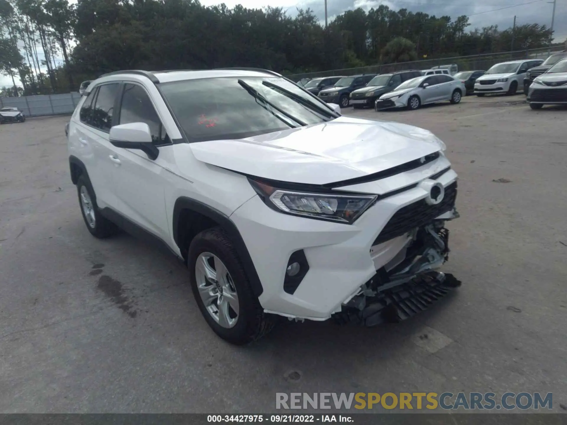 1 fotografías del automóvil dañado 2T3W1RFVXMC167645 TOYOTA RAV4 2021