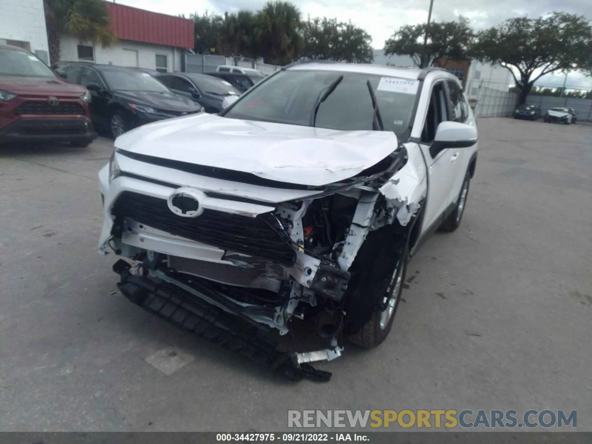 6 fotografías del automóvil dañado 2T3W1RFVXMC167645 TOYOTA RAV4 2021