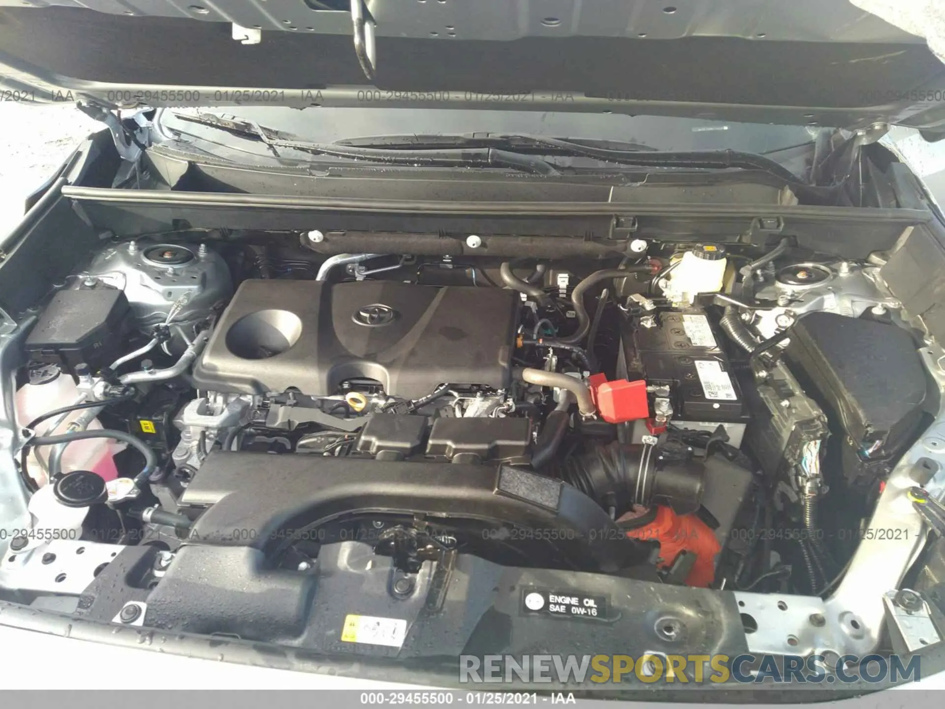 10 fotografías del automóvil dañado 2T3W1RFVXMW114216 TOYOTA RAV4 2021