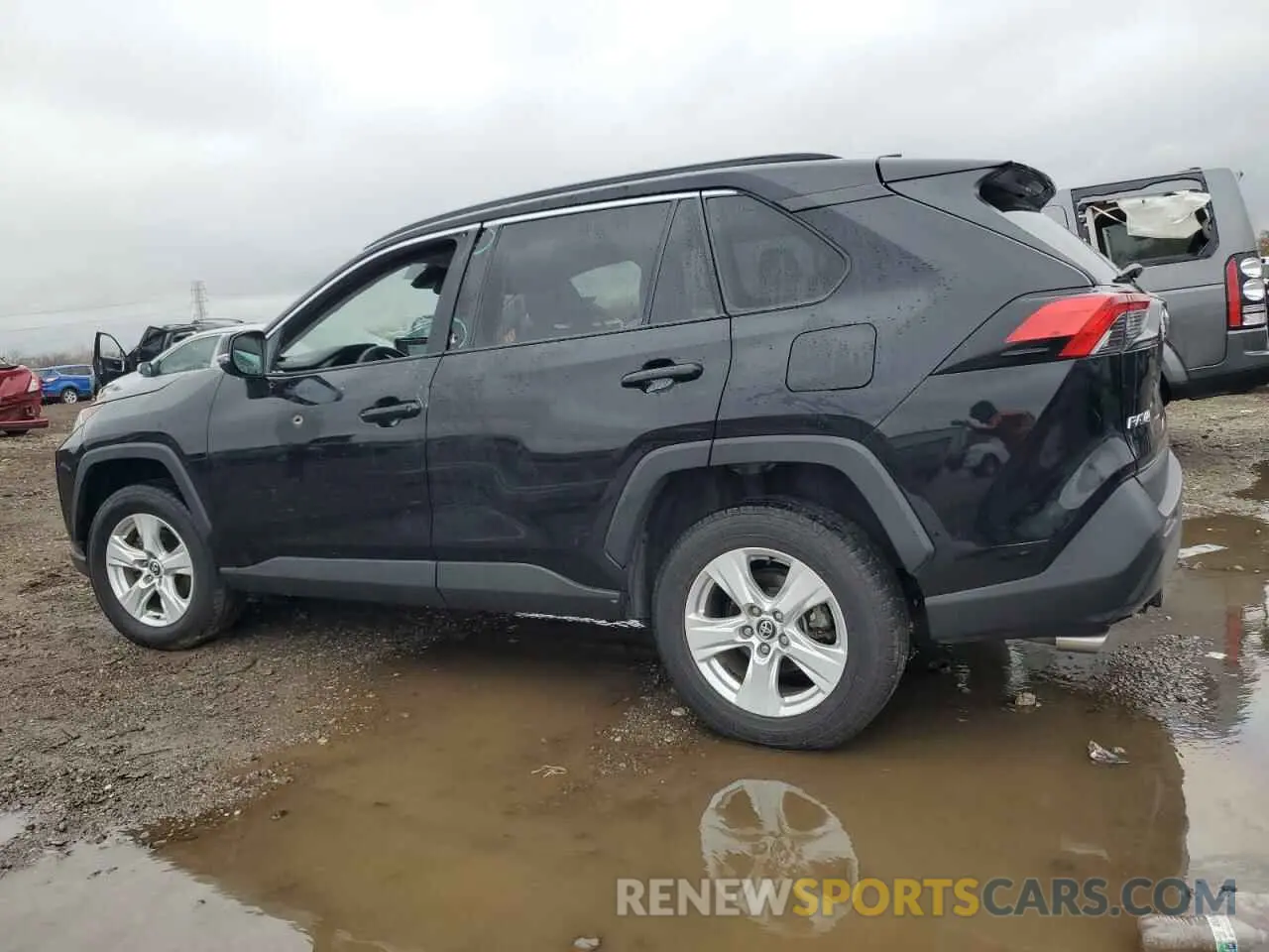 2 fotografías del automóvil dañado 2T3W1RFVXMW116225 TOYOTA RAV4 2021