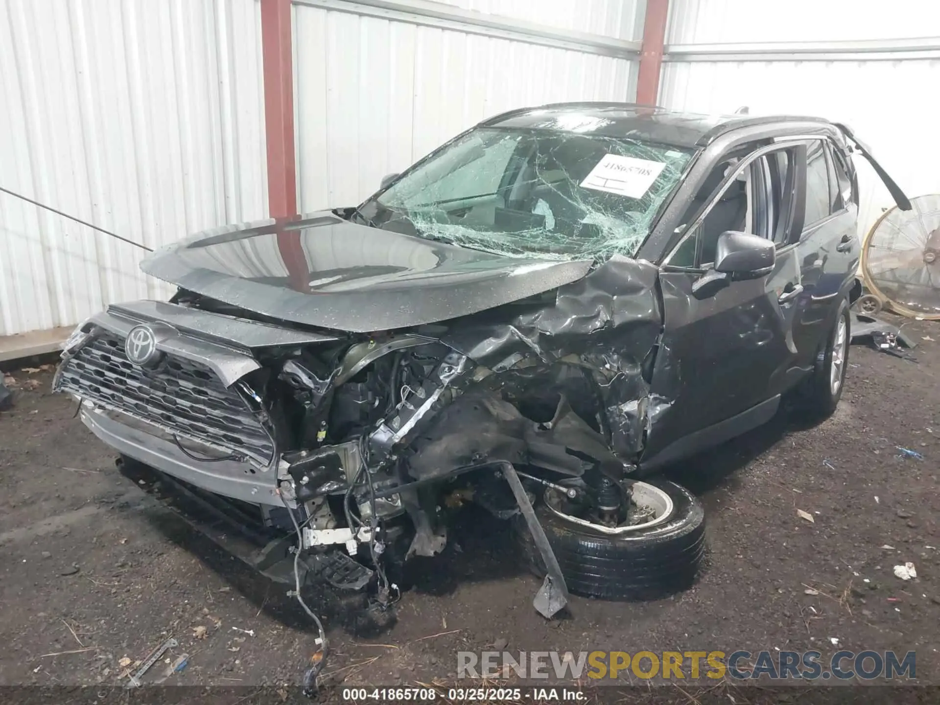 2 fotografías del automóvil dañado 2T3W1RFVXMW117830 TOYOTA RAV4 2021