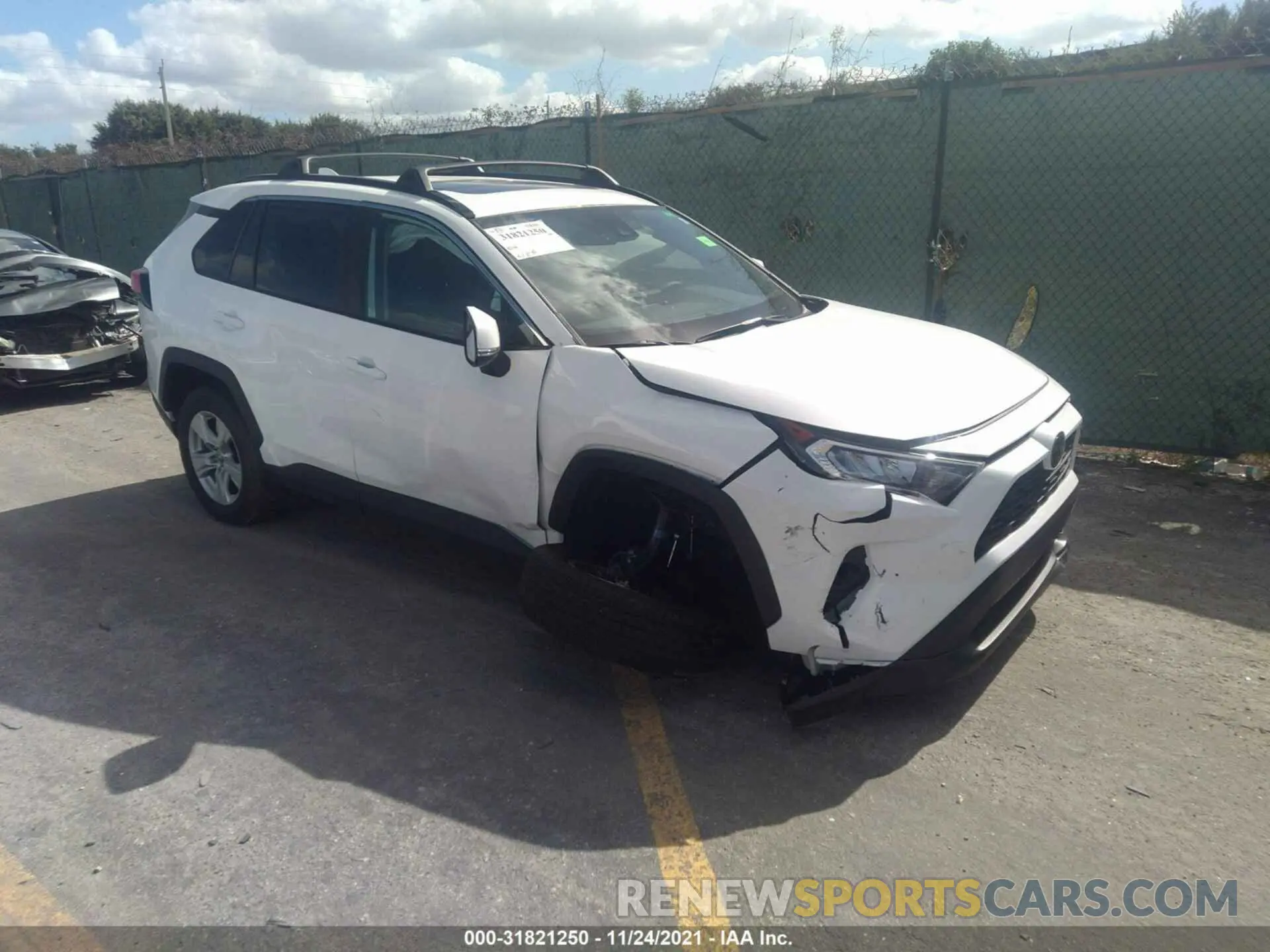 1 fotografías del automóvil dañado 2T3W1RFVXMW163660 TOYOTA RAV4 2021