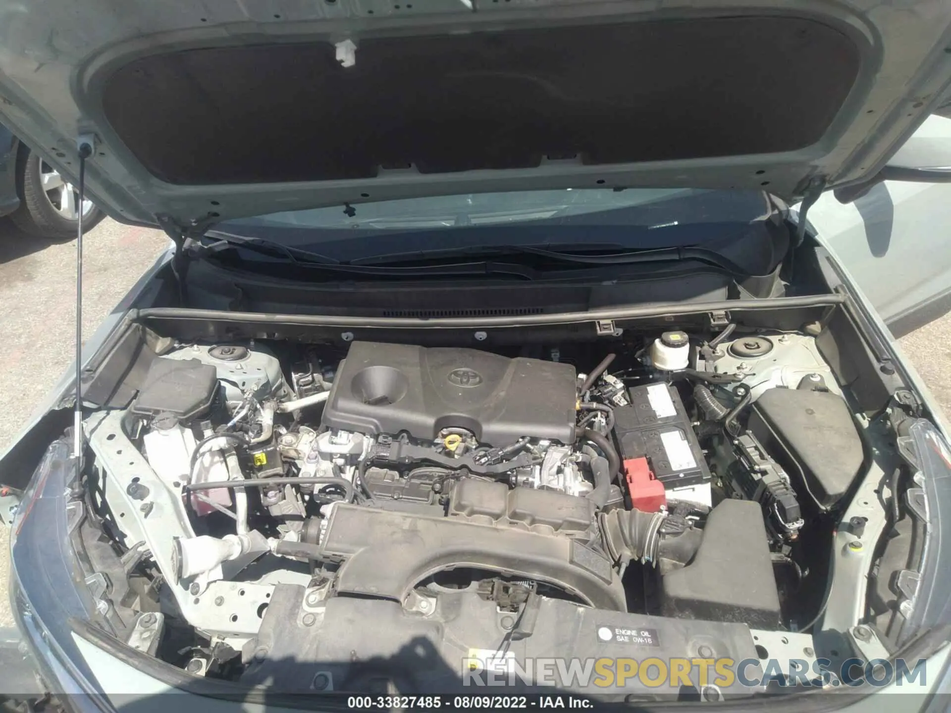 10 fotografías del automóvil dañado 2T3W1RFVXMW164338 TOYOTA RAV4 2021