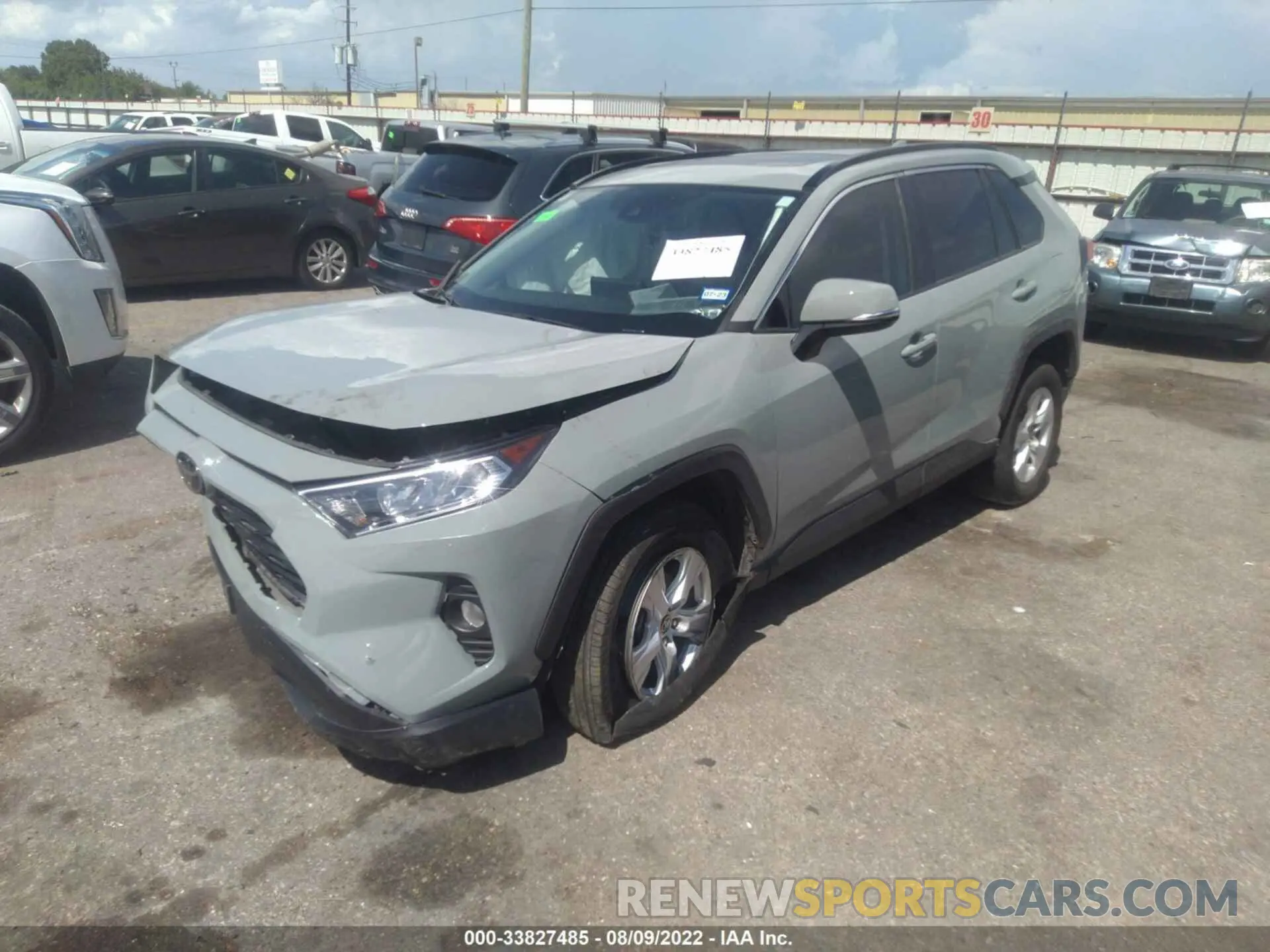 2 fotografías del automóvil dañado 2T3W1RFVXMW164338 TOYOTA RAV4 2021