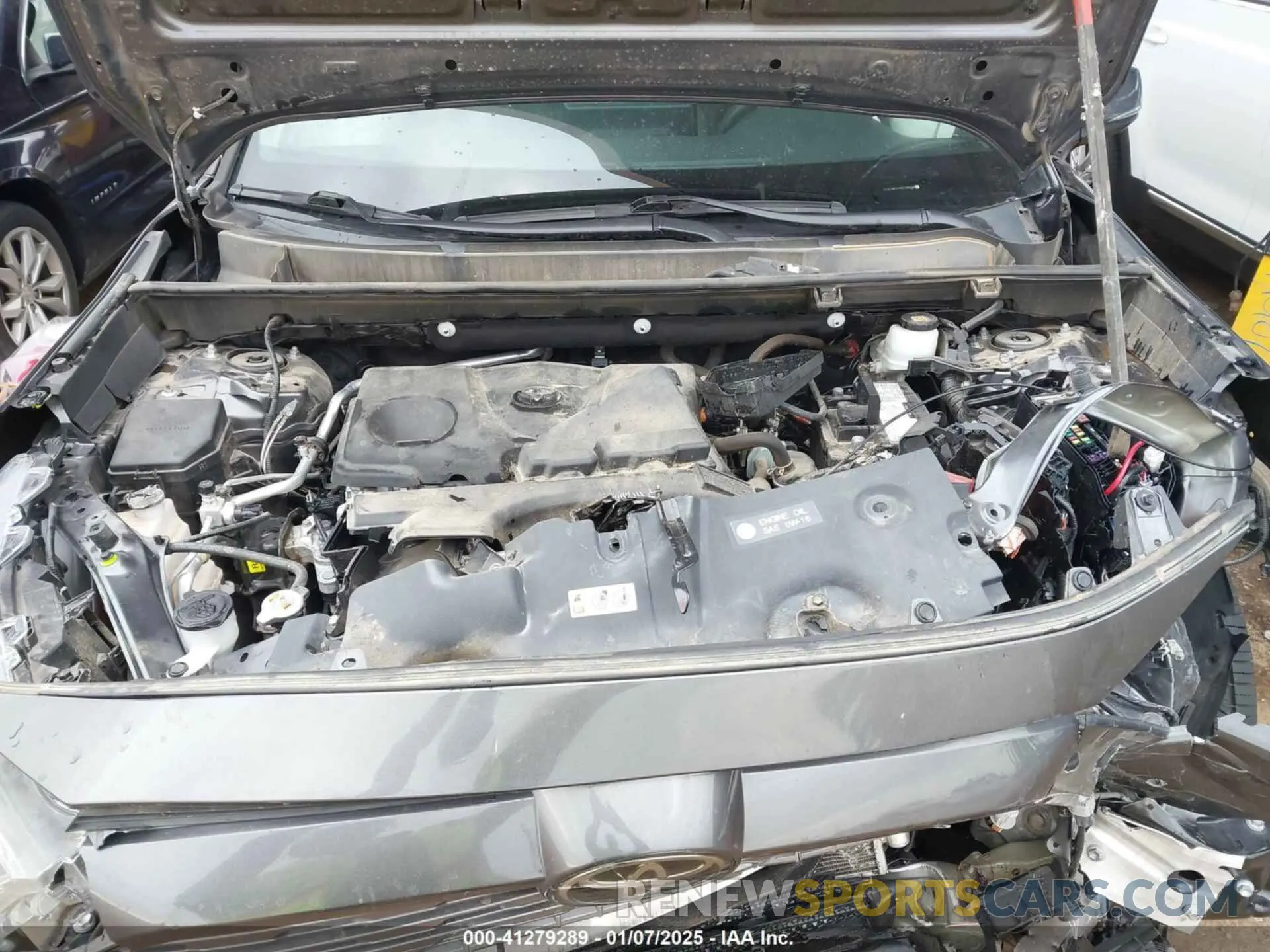 10 fotografías del automóvil dañado 2T3Y1RFV1MC138608 TOYOTA RAV4 2021