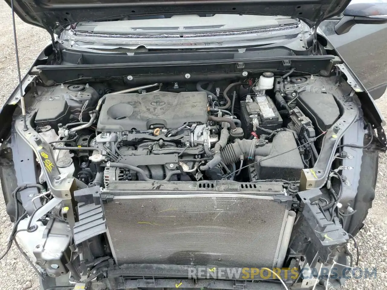 11 fotografías del automóvil dañado 2T3Y1RFV2MW173124 TOYOTA RAV4 2021