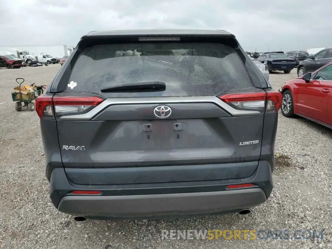 6 fotografías del automóvil dañado 2T3Y1RFV2MW173124 TOYOTA RAV4 2021