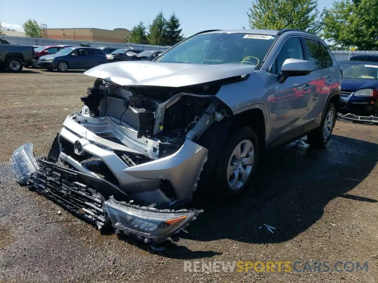2 fotografías del automóvil dañado 2T3Z1RFV9MC169187 TOYOTA RAV4 2021