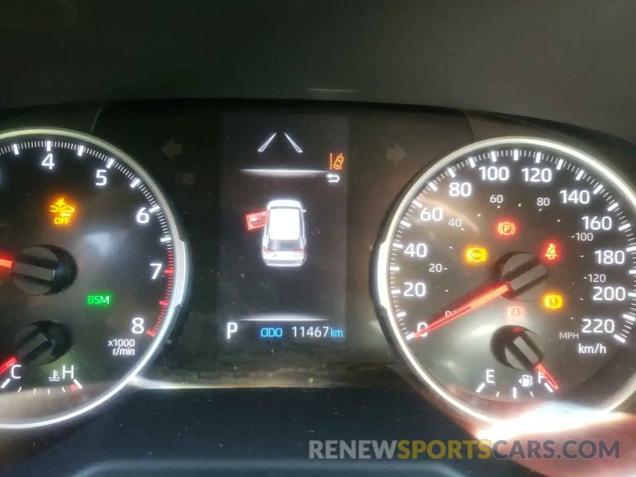 8 fotografías del automóvil dañado 2T3Z1RFV9MC169187 TOYOTA RAV4 2021