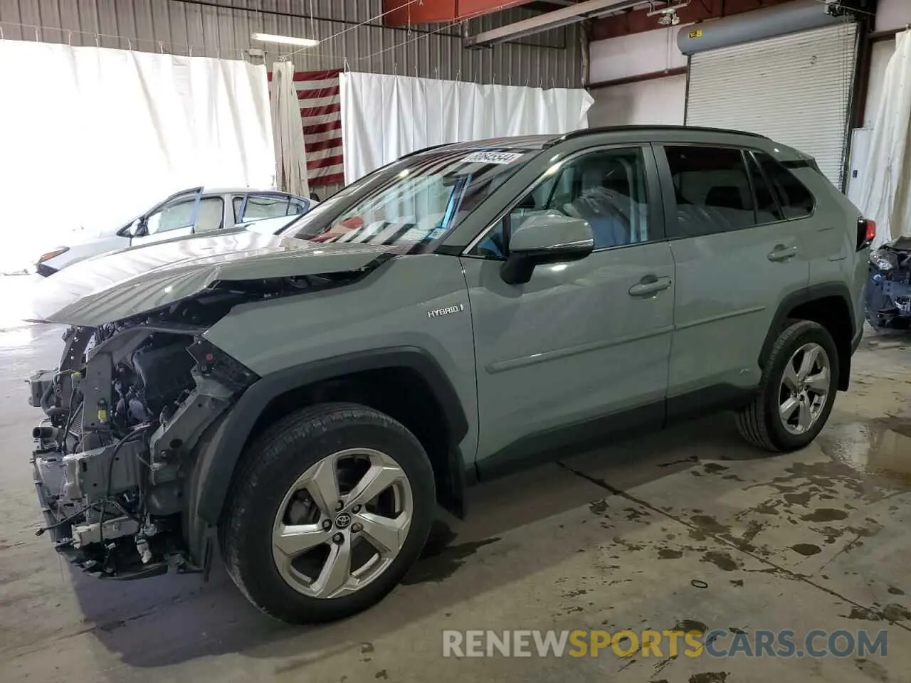 1 fotografías del automóvil dañado 4T3B6RFV1MU034741 TOYOTA RAV4 2021