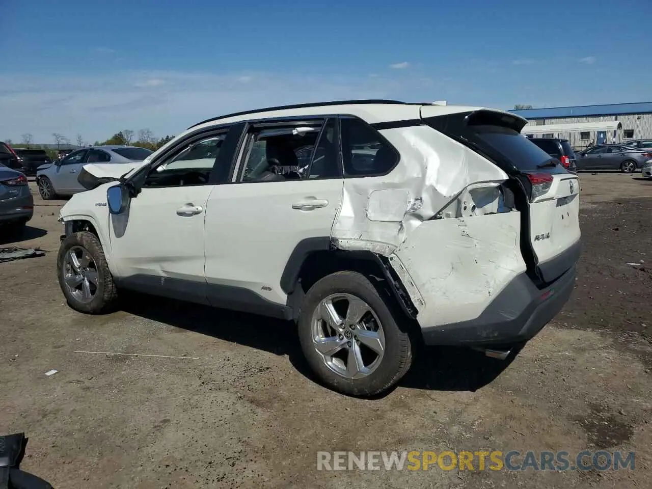 2 fotografías del automóvil dañado 4T3B6RFV1MU041771 TOYOTA RAV4 2021