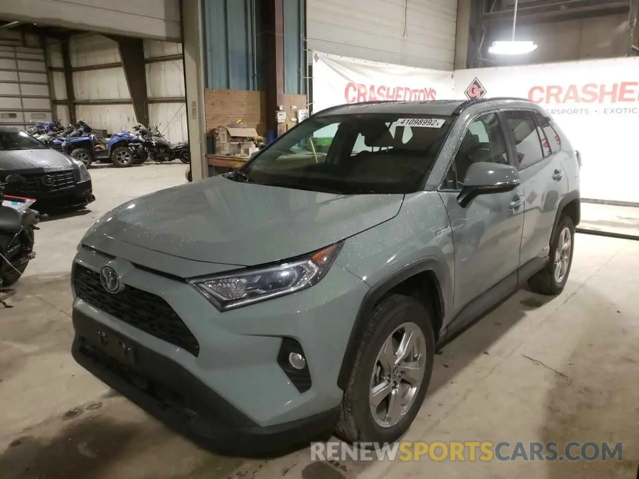 2 fotografías del automóvil dañado 4T3B6RFV3MU041786 TOYOTA RAV4 2021