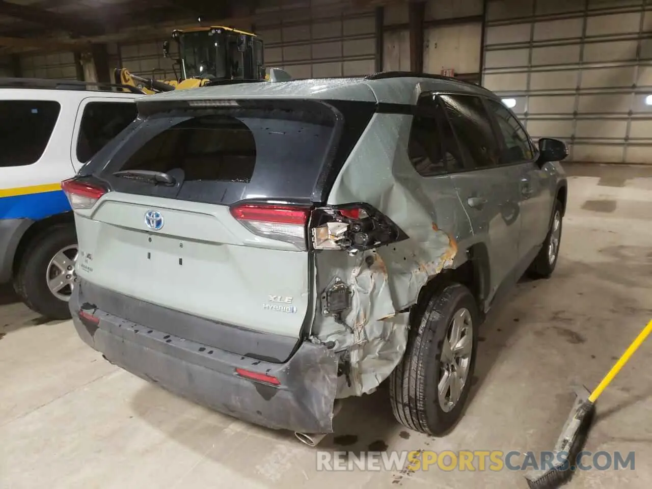 4 fotografías del automóvil dañado 4T3B6RFV3MU041786 TOYOTA RAV4 2021
