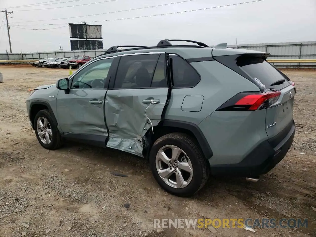 2 fotografías del automóvil dañado 4T3B6RFV3MU041805 TOYOTA RAV4 2021