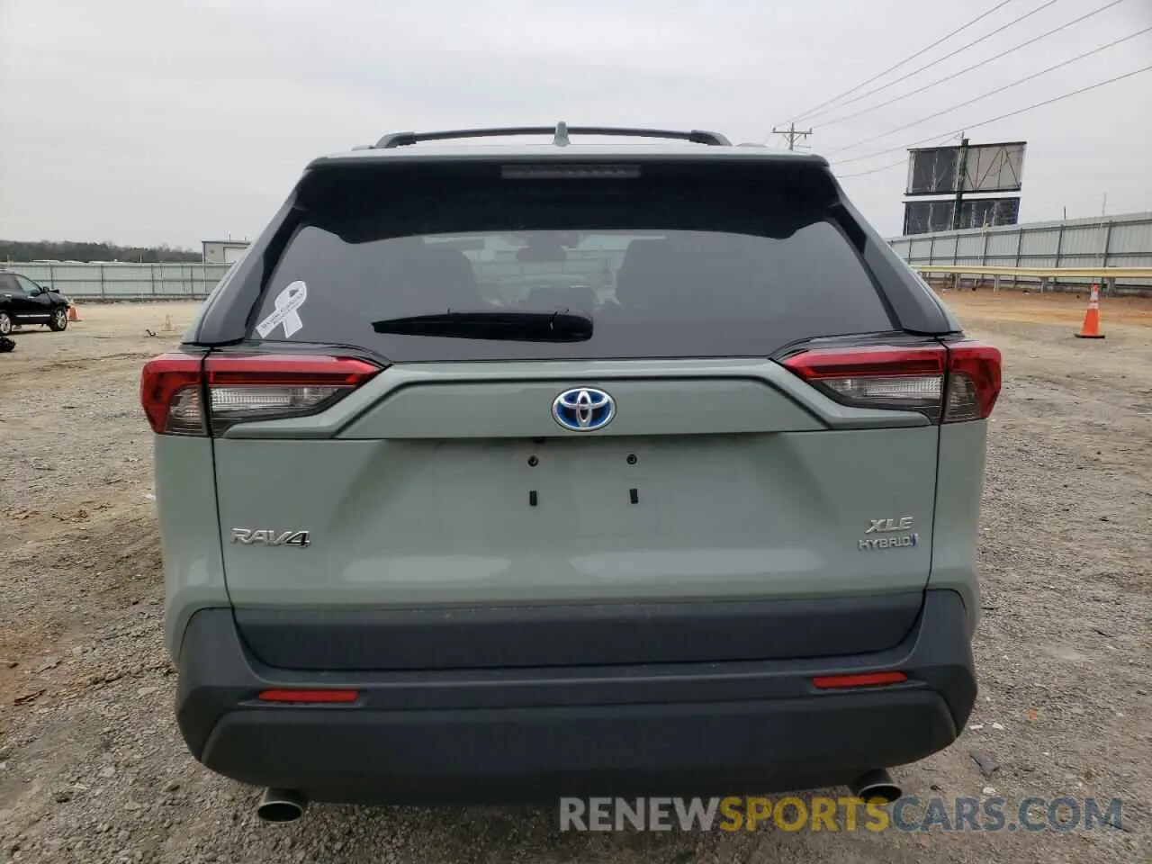 6 fotografías del automóvil dañado 4T3B6RFV3MU041805 TOYOTA RAV4 2021