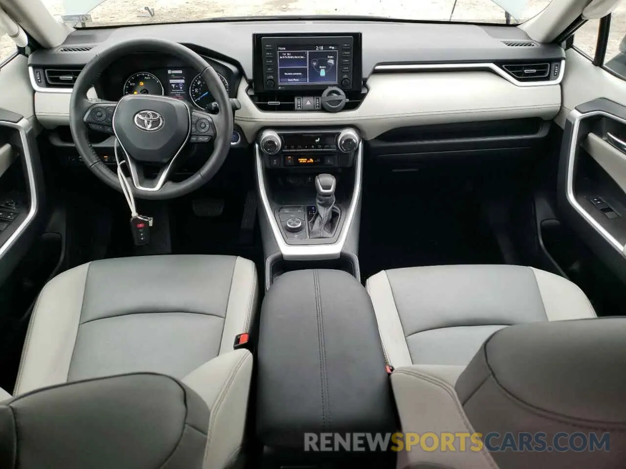 8 fotografías del automóvil dañado 4T3B6RFV3MU041805 TOYOTA RAV4 2021