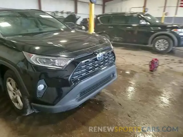 14 fotografías del automóvil dañado 4T3B6RFV4MU040291 TOYOTA RAV4 2021