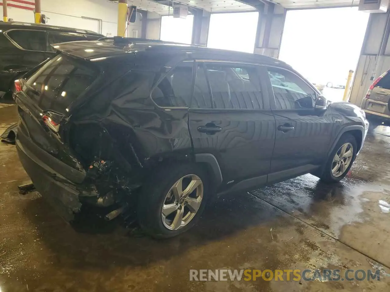 3 fotografías del automóvil dañado 4T3B6RFV4MU040291 TOYOTA RAV4 2021