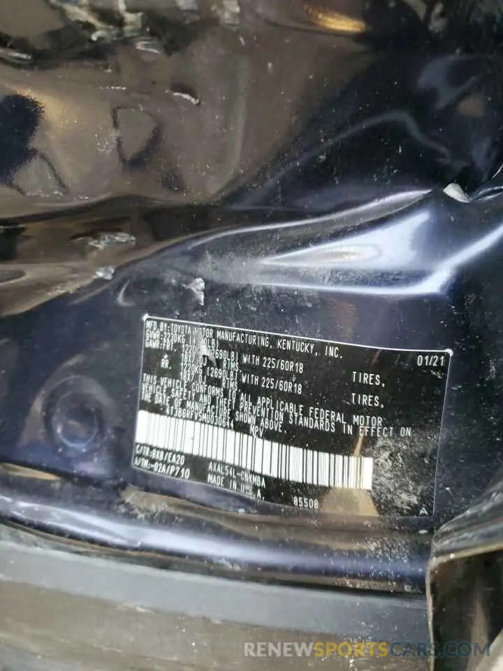 14 fotografías del automóvil dañado 4T3B6RFV5MU030644 TOYOTA RAV4 2021