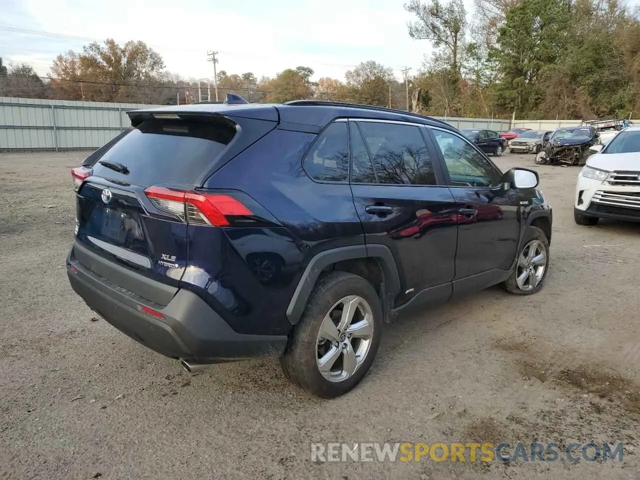 3 fotografías del automóvil dañado 4T3B6RFV5MU030644 TOYOTA RAV4 2021