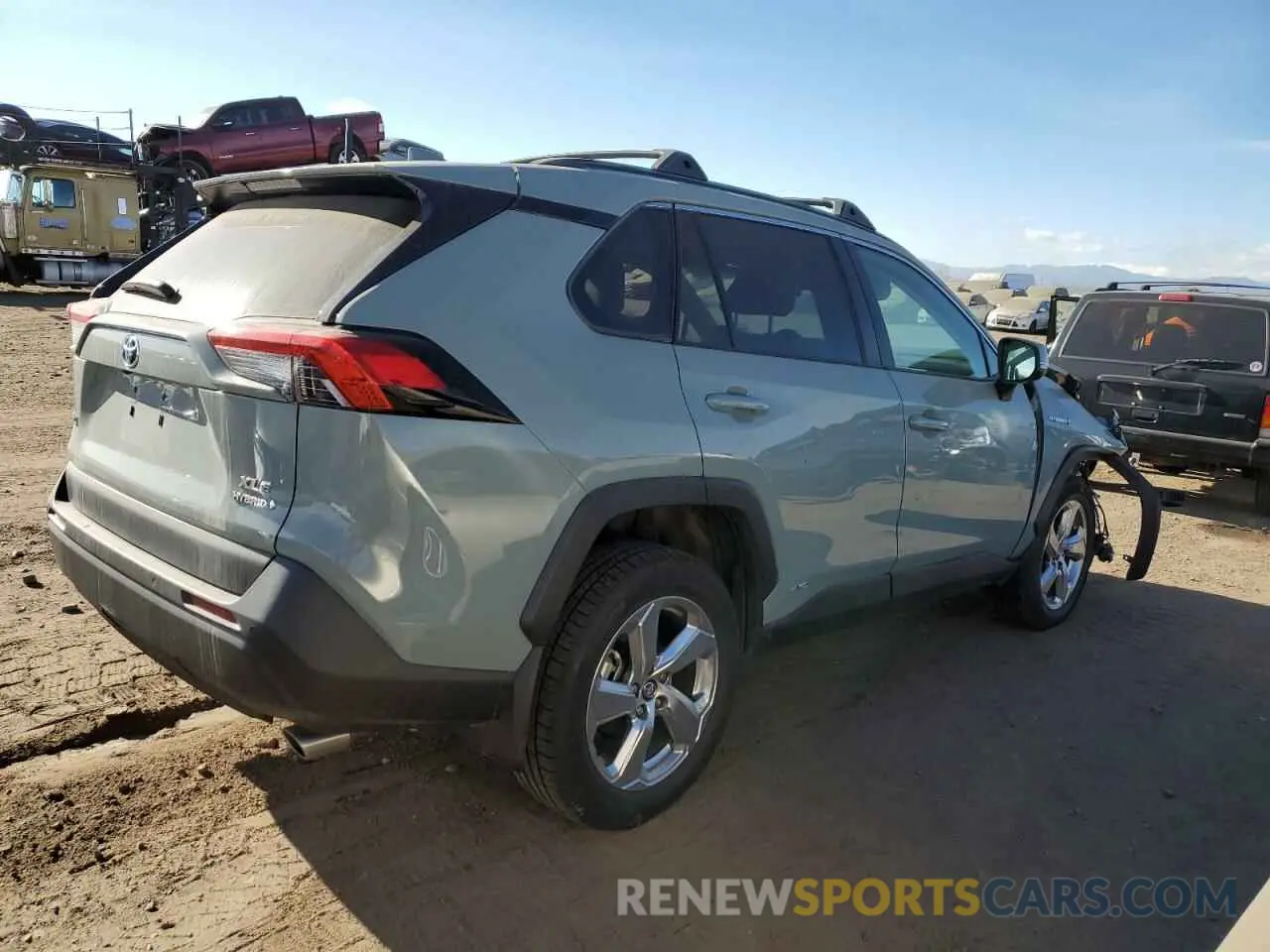 3 fotografías del automóvil dañado 4T3B6RFV6MU014338 TOYOTA RAV4 2021