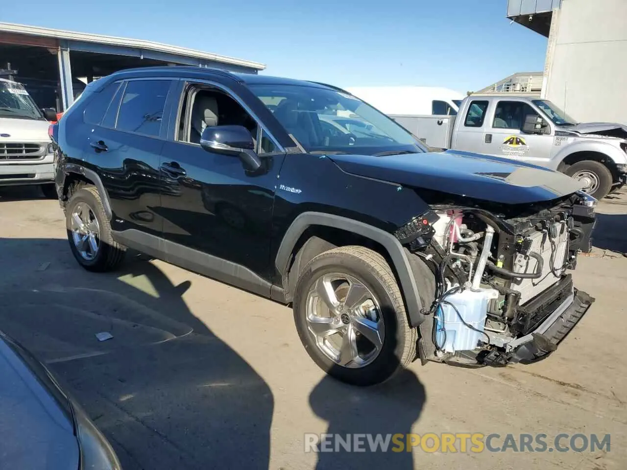 4 fotografías del automóvil dañado 4T3B6RFV7MU036459 TOYOTA RAV4 2021