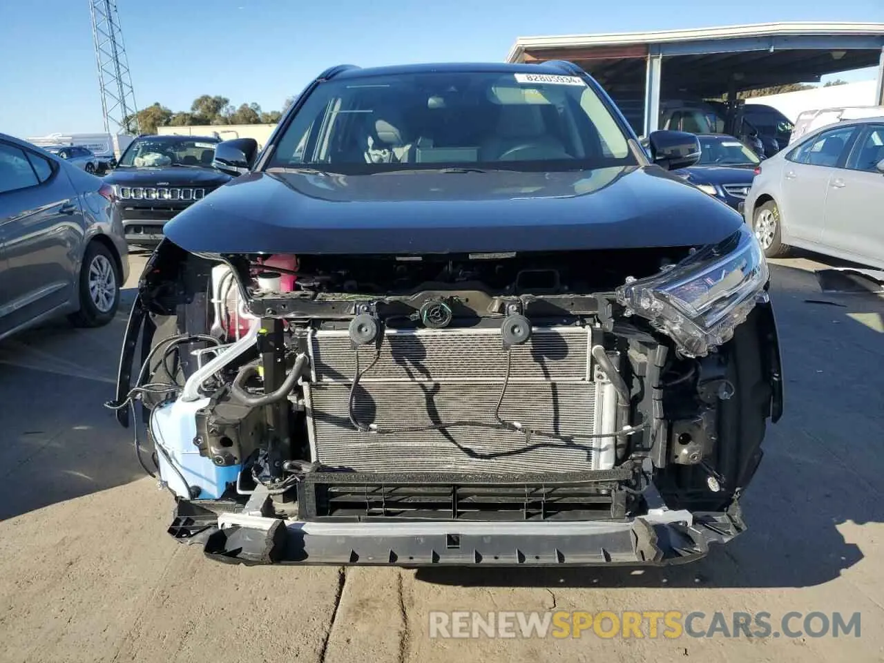 5 fotografías del automóvil dañado 4T3B6RFV7MU036459 TOYOTA RAV4 2021